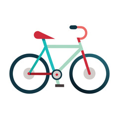 Fototapeta premium Bicycle icon isolated on white background