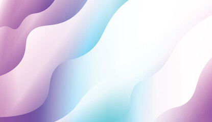 Wave Modern Background. For Business Presentation Wallpaper, Flyer, Cover. Vector Illustration with Color Gradient.