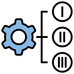 Priority Blue Black Icon