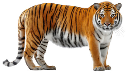 Obraz premium tiger on white background