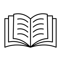Open Book: A simple yet powerful illustration of an open book, evoking the essence of knowledge, education, and the endless possibilities of learning.