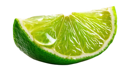 lime on white background