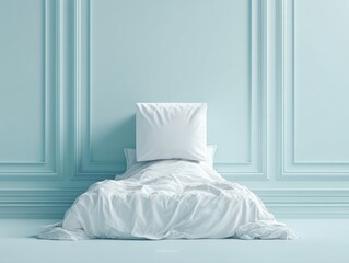 Tranquil Sleep Sanctuary Minimalist Wellness Design for National Stop Snoring Week - Serene Recovery and Restorative Comfort Solutions