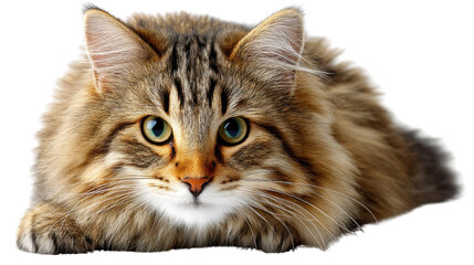 Obraz premium british cat isolated on white