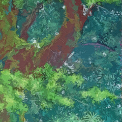 Various oil paintings, flowers, butterflies, leaves, parrots, birds, roses, peonies, scenery, moonlight, paisley, monkeys, frogs