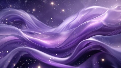 abstract purple background with stars
