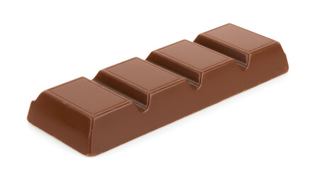 Classic Rectangular Chocolate Bar Lower Center White Isolated