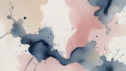 abstract blue background with splashes
