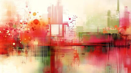 Obraz premium Abstract red orange white blur background