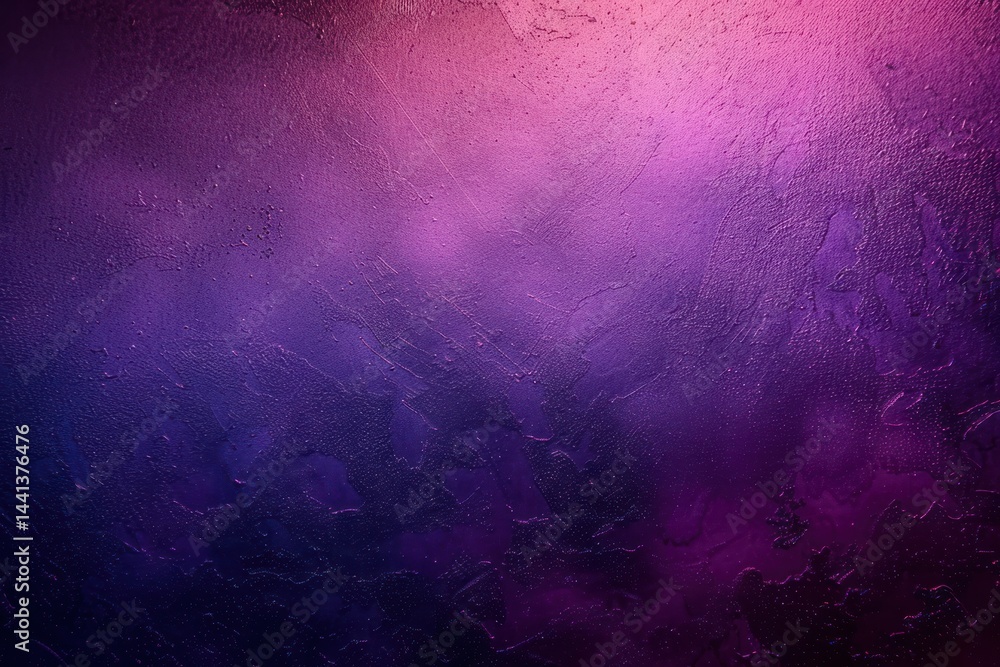 Poster abstract textured surface with gradient shades of purple and pink creating a mysterious and moody at