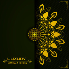 Traditional golden ornament mandala design | Whispers of the Divine in Every Curve: A Mandala Design Illuminating the Cosmic Order Hidden Within the Silence of Ornamental Art with pattern