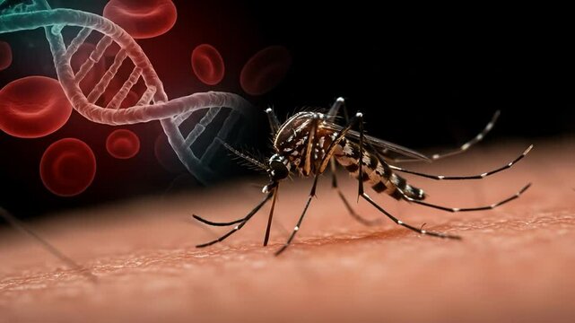 Mosquitoes & Disease Transmission: A Microscopic Look at DNA & Infection