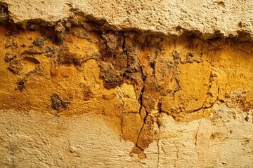 A Cross-Section of Earth Depicting Layers of Soil and Geological History