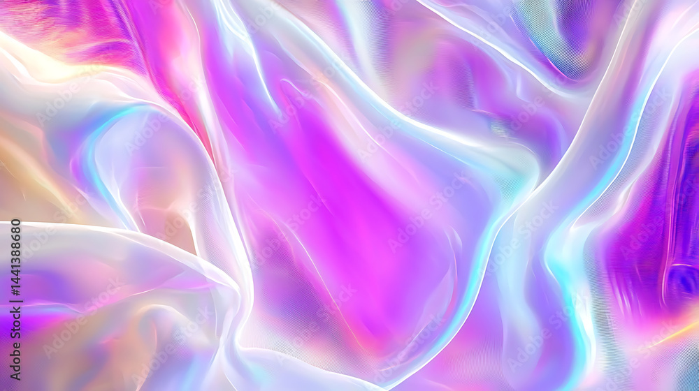 Poster vibrant abstract geometric textures digital art colorful background. fluid motion abstract art digit