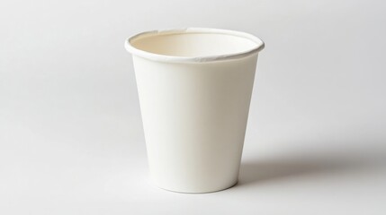 Empty disposable paper coffee cup (1)