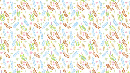 seamless pattern with flowers