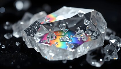 Prismatic Crystal Reflections: A Study in Light and Geometry
