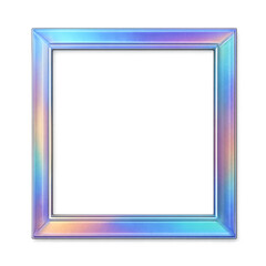 blue wooden frame, Y2K - Kitsch Retro Room Decor