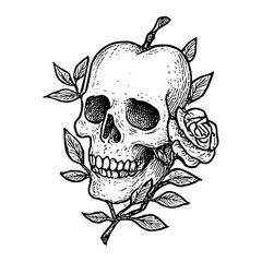 romantic skull