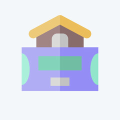 Icon Alarm System. related to Home Security symbol. flat style