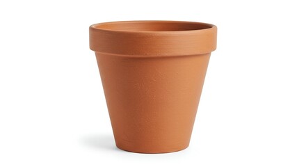 Classic terracotta pot, ideal for gardening and plant display. Its simple design adds a touch of rustic elegance to any indoor or outdoor space.