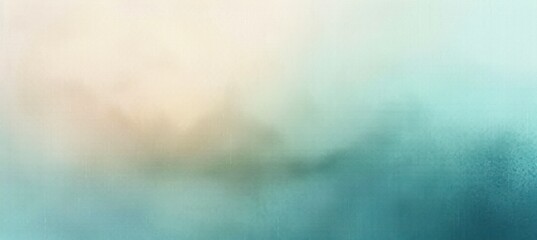 Fototapeta premium soft blurred gradient background with calming blue and beige tones evoking peaceful and serene atmosphere