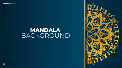 Luxury background with decorative mandala design