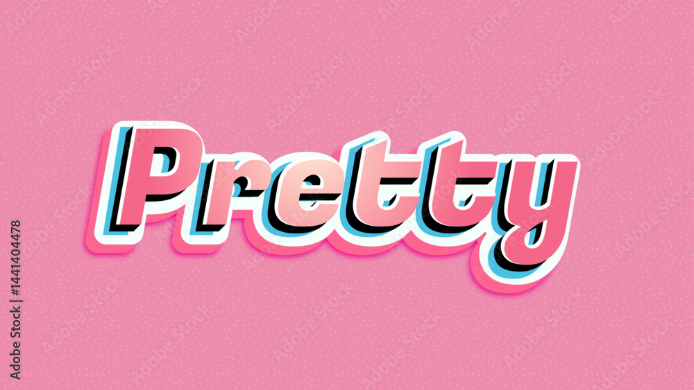 Poster true bold text effect editable modern lettering typography font style