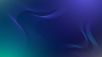 Abstract curved and wave lines background template