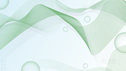 White background with wavy gradient colorful lines