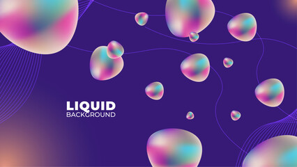 Abstract blue fluid liquid gradient background