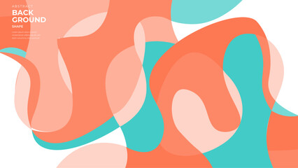 Vector flat abstract geometric colorful background