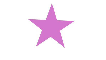 Purple star icon on white background.