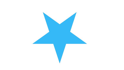 Obraz premium Purple star icon on white background.