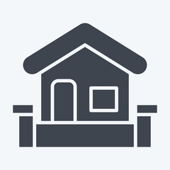 Icon Perimeter Protection. related to Home Security symbol. glyph style