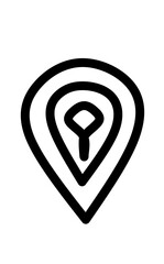 vector map pointer icon