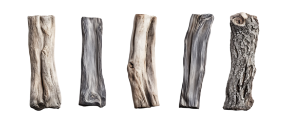 Pack of Ash Trees Against Transparent Background for Nature Branding, Botanical Promotion, or Landscape Design Projects