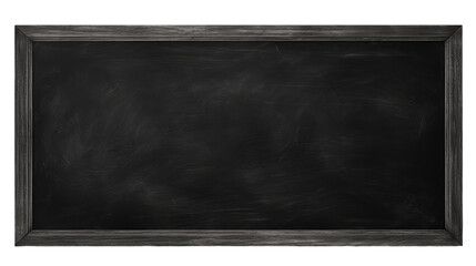 Blank Blackboard on White Background