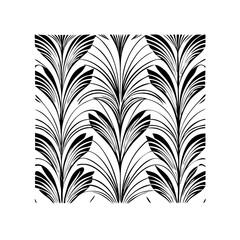 Vector gold leaves on white background isolated. Wavy drawn line branches, nature, plants luxury design elements.Modern floral art deco seamless pattern. Vector damask illustration with leaves.
