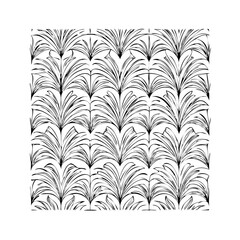 Vector gold leaves on white background isolated. Wavy drawn line branches, nature, plants luxury design elements. Modern floral art deco seamless pattern. Vector damask illustration with leaves. 