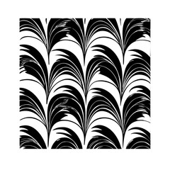 Vector gold leaves on white background isolated. Wavy drawn line branches, nature, plants luxury design elements. Modern floral art deco seamless pattern. Vector damask illustration with leaves. 