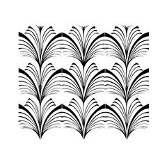 Vector Cute Ornamental Seamless Pattern. Geometric Flower Stylish Texture.Vector Floral Ornamental Seamless Pattern. Geometric Flower Stylish Texture. Abstract Retro Tile Texture.
