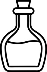 illustration of bottle of vinegar-bottle