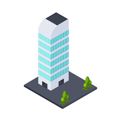 Glass Tower Isometric