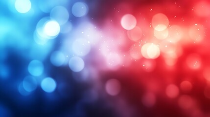 Fototapeta premium Colorful Bokeh Background with Red and Blue Hues