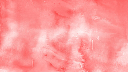 Warm red watercolor on clean white background. abstract red water color splatter stroke background.