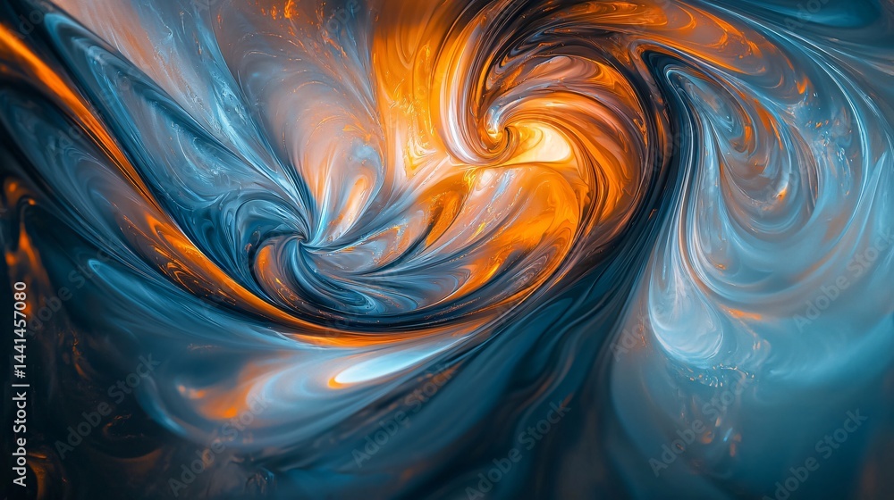 Poster captivating swirl of colors creating an abstract design that invites the viewer to experience a uniq