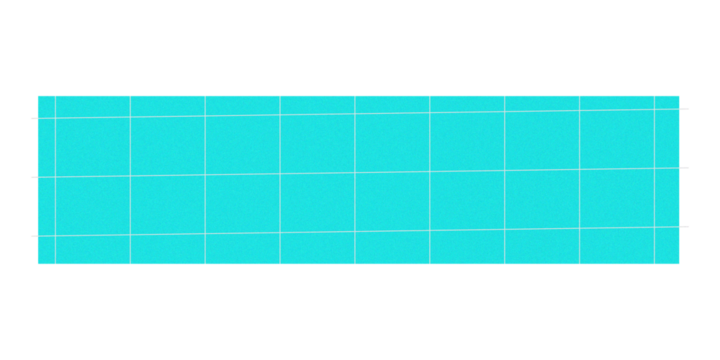 Vibrant cyan blue grid texture banner perfect for UI wireframes, digital design layouts, blueprint backdrops, or technical project visuals

