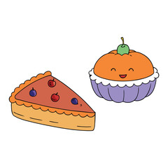 Berry-and-pumpkin pie combines the rich, spiced flavor of pumpkin with the sweet-tart burst of berries in a flaky crust—perfect for fall gatherings and festive desserts.