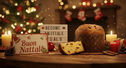 Panettone Christmas Holiday Display